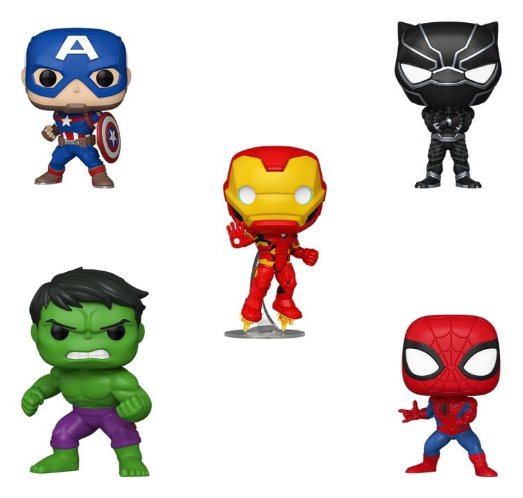Funko Pop! Marvel Bundle Black Friday 5 Action Figure 9 cm