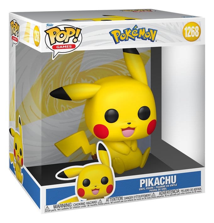 Pokémon Pikachu Super Sized Jumbo POP! Action Figure Funko 25 cm