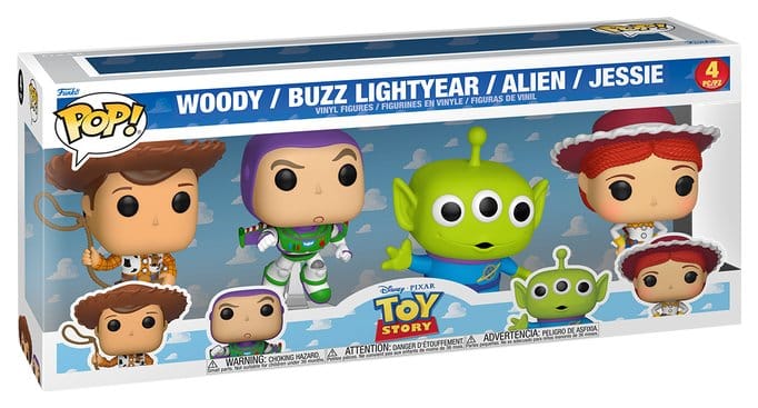 Toy Story POP! Disney Figure in Vinile 4-Pack Black Friday Bundle 9 cm Funko