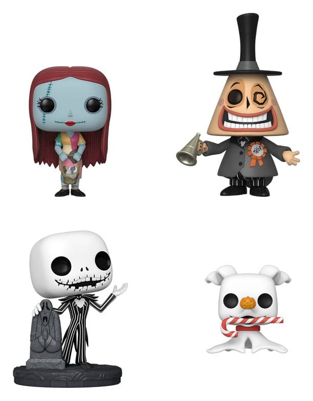 The Nightmare Before Christmas POP! Disney Figure in Vinile 4-Pack Black Friday Bundle 9 cm Funko
