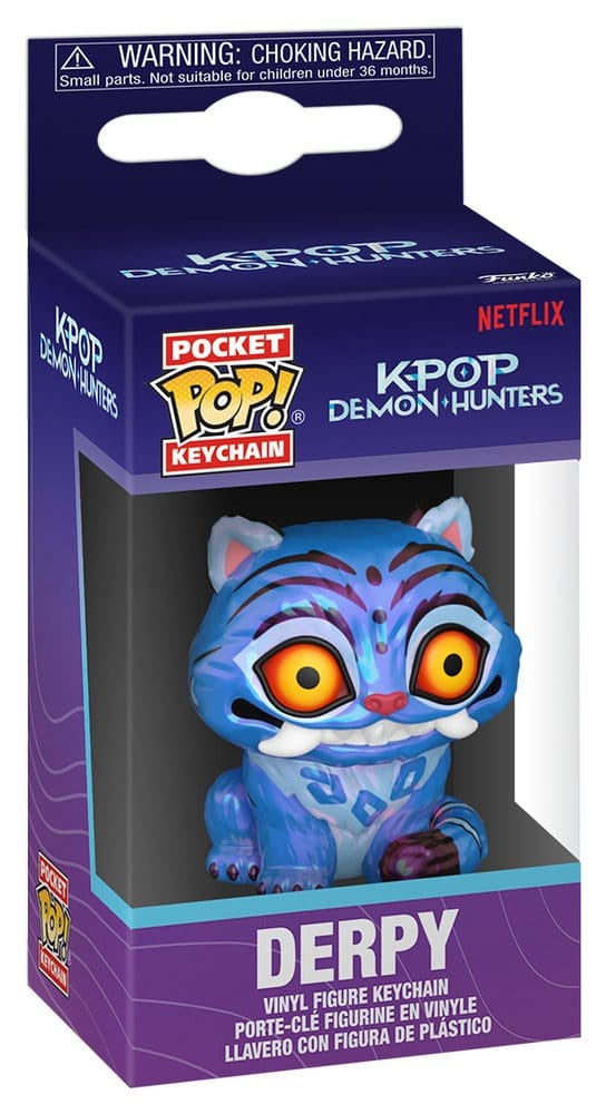 KPop Demon Hunters POP! Vinyl Portachiavi Derpy 4 cm con Display da 12 Pezzi Funko