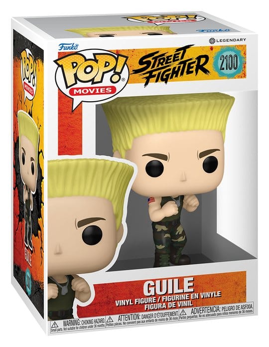 Street Fighter POP! Movies Vinyl Figure Guile 9 cm Funko