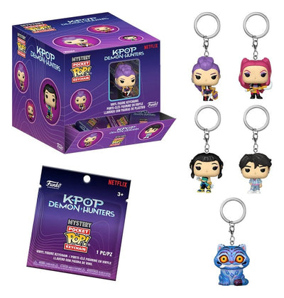 Portachiavi POP! KPop Demon Hunters a sorpresa, esposizione da 12 pezzi Funko