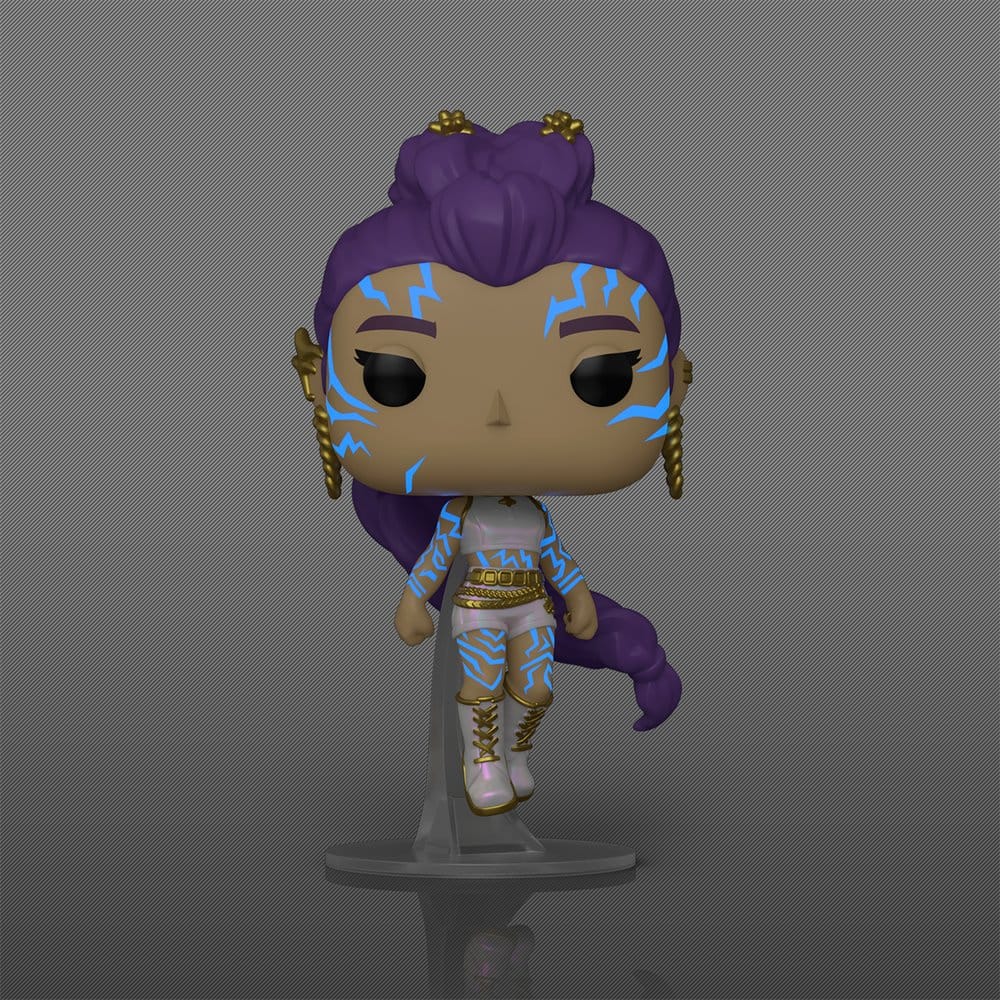 Funko POP! Animation KPop Demon Hunters Rumi con Chase (Glow) - Figura in Vinile 9 cm - Confezione da 6