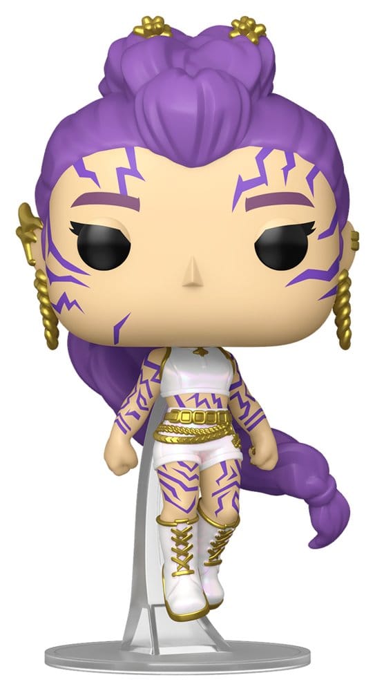 Funko POP! Animation KPop Demon Hunters Rumi con Chase (Glow) - Figura in Vinile 9 cm - Confezione da 6