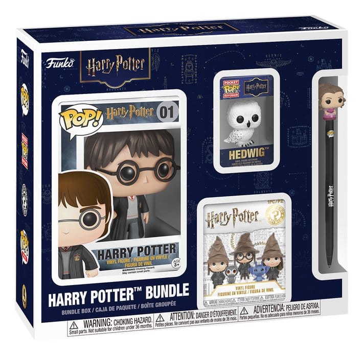Funko POP! Harry Potter Bundle Black Friday: 4 pezzi tra figure, portachiavi, Mystery Mini e penna