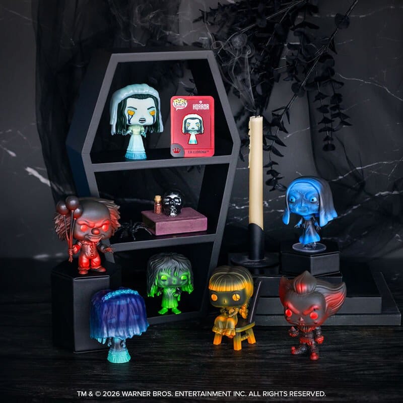 Funko POP! Animation Warner Bros. Horror - Assortimento di 6 Action Figure in Vinile da 9 cm