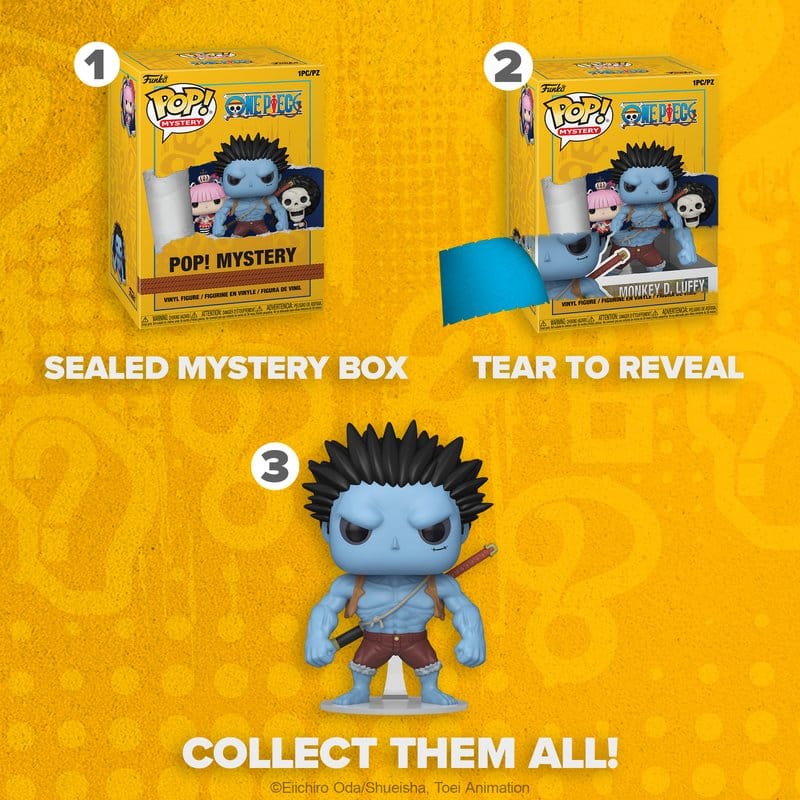 One Piece POP! Mystery Vinyl Figures a sorpresa, assortimento da 6 pezzi, Funko