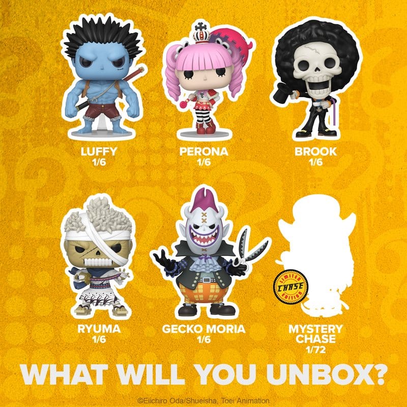 One Piece POP! Mystery Vinyl Figures a sorpresa, assortimento da 6 pezzi, Funko