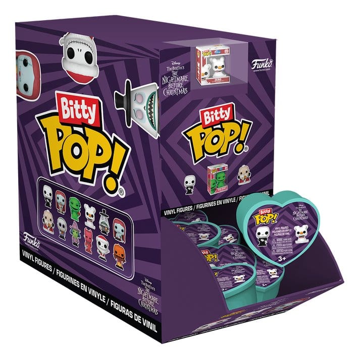 Nightmare Before Christmas POP! Vinyl Figure Hearts Classic PDQ Display (24) 2,5 cm Funko