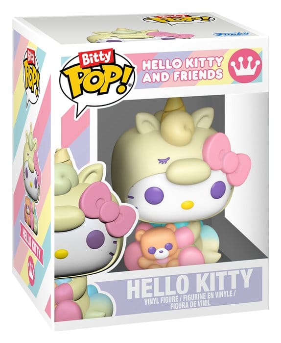 Funko Bitty POP! Sanrio Hello Kitty con KCHN, confezione da 2 mini figure in vinile da 2 cm