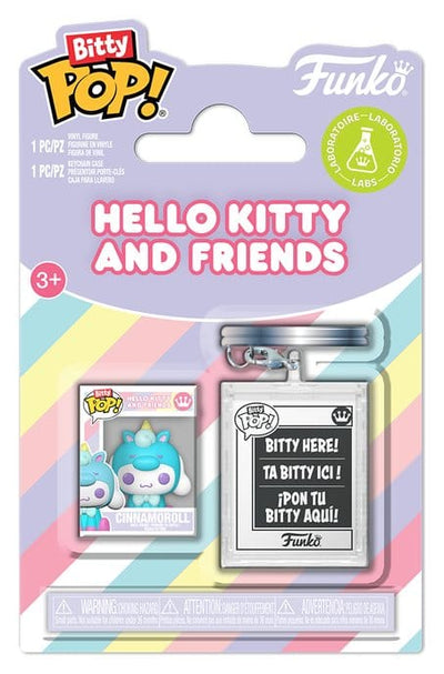 Sanrio Bitty POP! & Accessory Figure in Vinile 2-Pack Cinnamoroll con KCHN 2 cm Funko