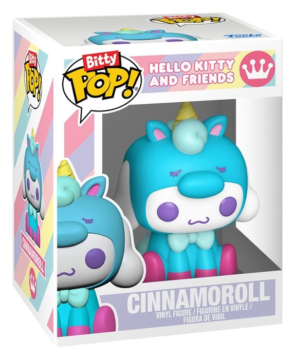 Sanrio Bitty POP! & Accessory Figure in Vinile 2-Pack Cinnamoroll con KCHN 2 cm Funko