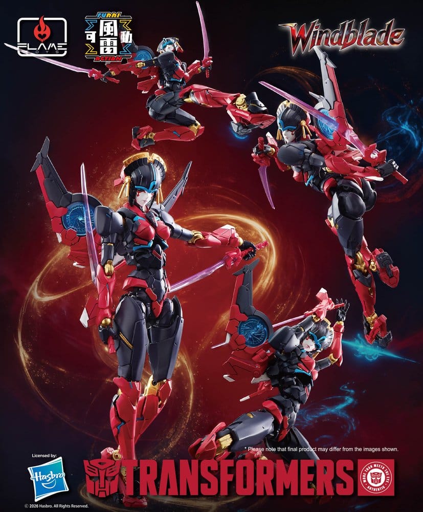 Transformers Furai Action Windblade Action Figure 16 cm Flame Toys