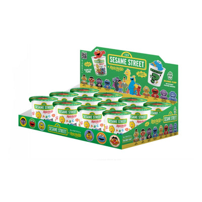 Sesame Street Rokimoto Cup of Fun – Display da 12 buste cieche con minifigure da 10 cm – Funmaker Inc.