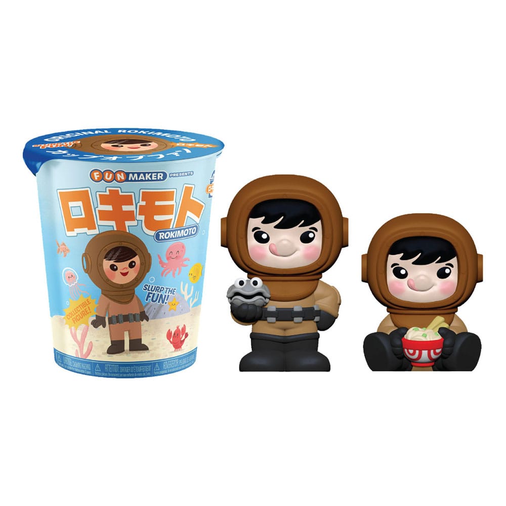 Rokimoto Cup of Fun Minifigure in PVC 10 cm Wave 2 – Display da 12 – Funmaker Inc.