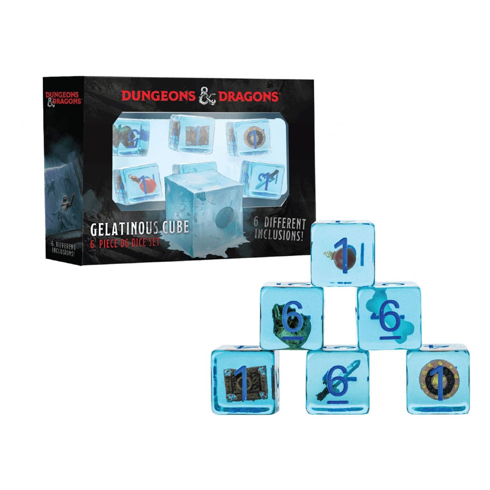 Dungeons & Dragons Set di Dadi Gelatinous Cube (6) - FanRoll