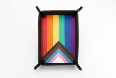 FanRoll Vassoio Portadadi Pieghevole Bandiera Arcobaleno Pride