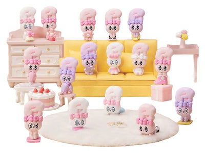 Esther Bunny Little Vlog Bunny Face Series – Display da 6 Mini Figure in Blind Box, 6 cm, Funism