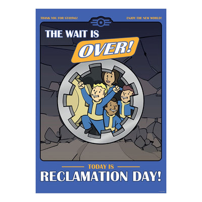 Fallout Reclamation Day Stampa Artistica Edizione Limitata 42 x 30 cm Fanattik