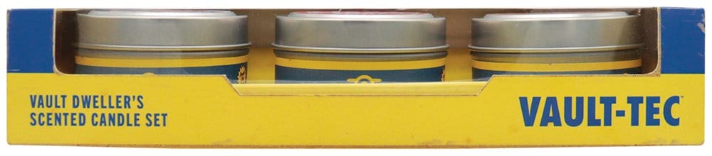 Fallout Candele 3-Pack Vault Dweller's 6 cm - Set di Candele Profumate Ufficiali Fanattik