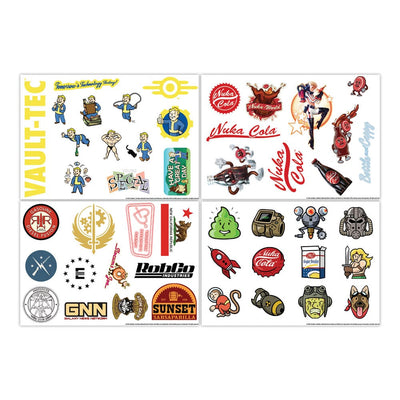 Fallout Tech Sticker Pack – 4 fogli di adesivi riutilizzabili Fanattik