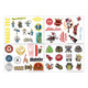 Fallout Tech Sticker Pack – 4 fogli di adesivi riutilizzabili Fanattik
