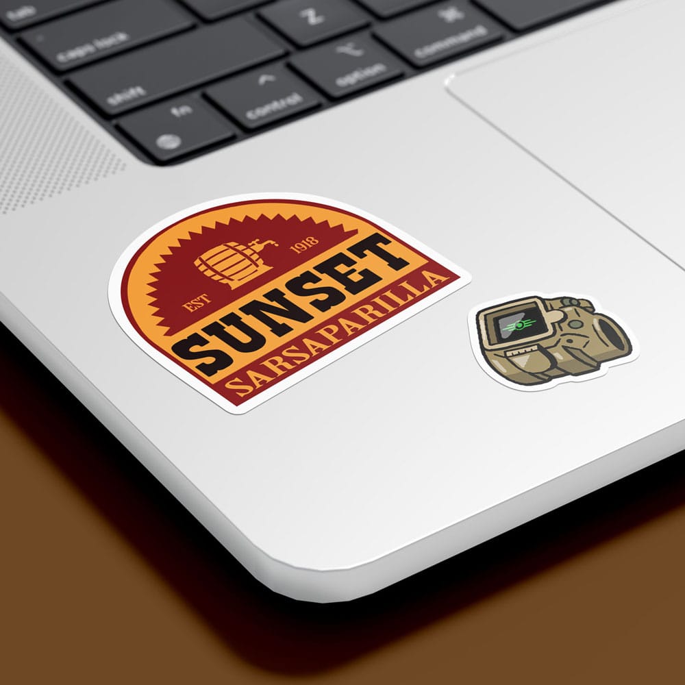 Fallout Tech Sticker Pack – 4 fogli di adesivi riutilizzabili Fanattik