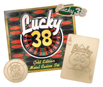 Fallout: New Vegas Lucky 38 Set Casinò in Oro Imitazione – Edizione Limitata
