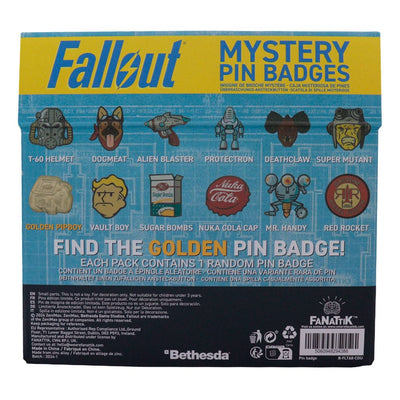 Fallout World Pin Badge Display Mystery Pin Badge (12) – Fanattik