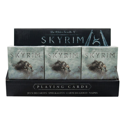 Elder Scrolls Skyrim Mazzo di Carte da Gioco – Espositore da 12 Pacchi – Fanattik
