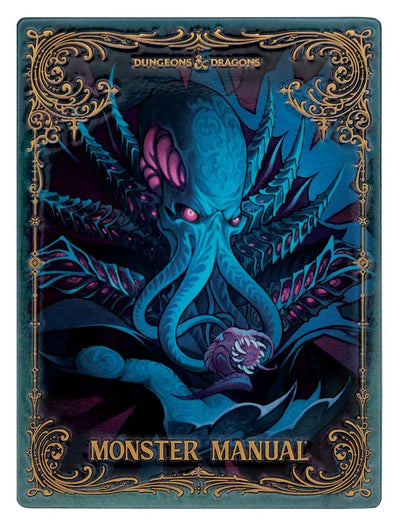 Dungeons & Dragons Monster Manual Lingotto Metallico Copertina Alternativa Edizione Limitata Fanattik