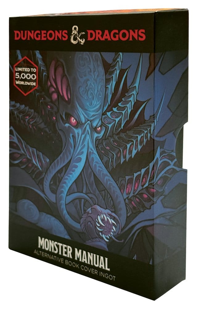Dungeons & Dragons Monster Manual Lingotto Metallico Copertina Alternativa Edizione Limitata Fanattik