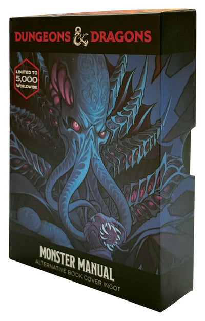 Dungeons & Dragons Monster Manual Lingotto Metallico Copertina Alternativa Edizione Limitata Fanattik