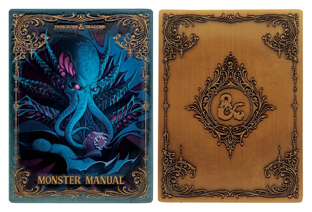 Dungeons & Dragons Monster Manual Lingotto Metallico Copertina Alternativa Edizione Limitata Fanattik