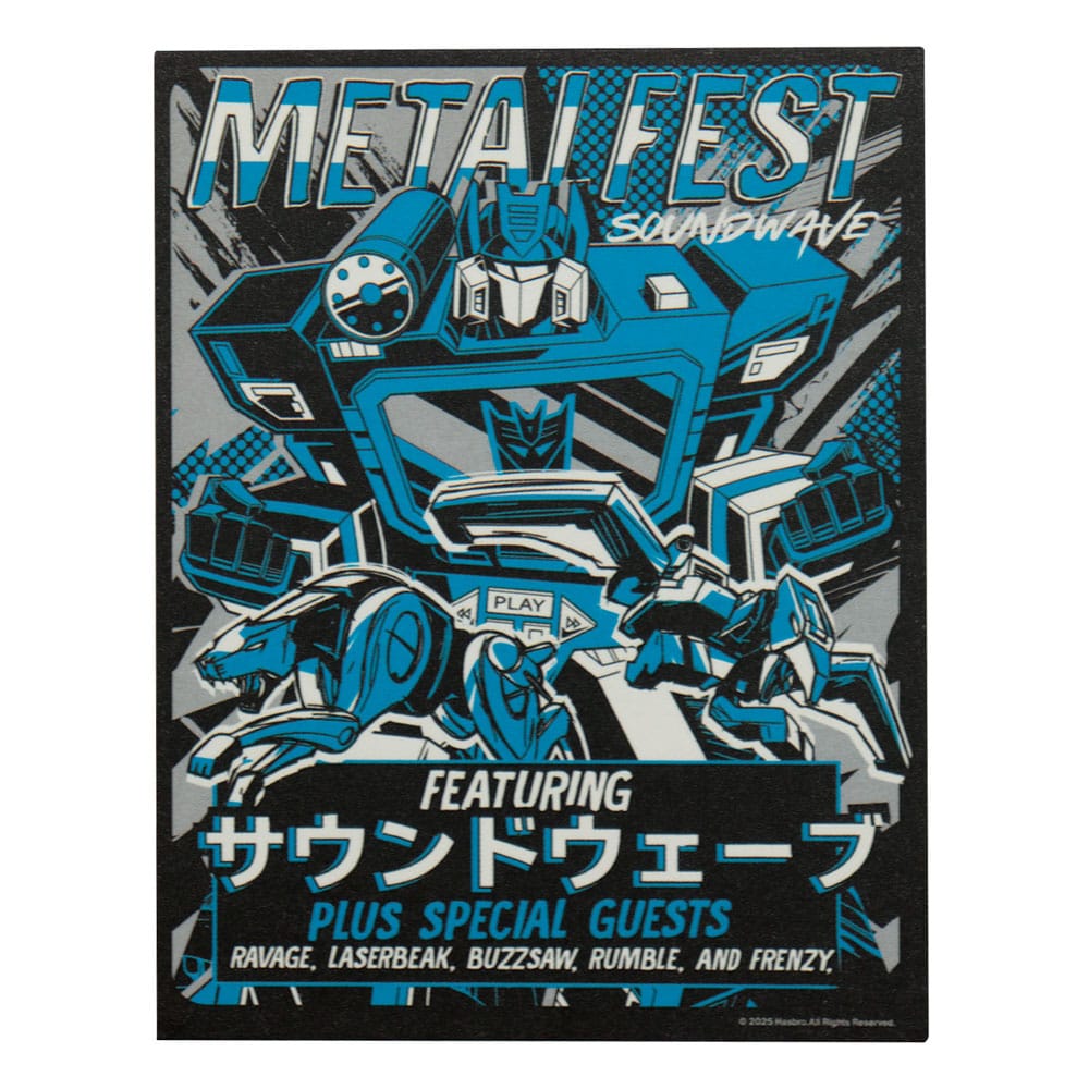 Transformers Replica Soundwave Cassetta Limited Edition - Fanattik