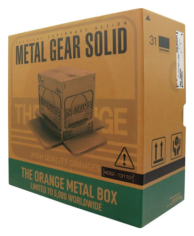Replica Scatola di Cartone di Metal Gear Solid 2 in Metallo Oro Antico - FaNaTtik
