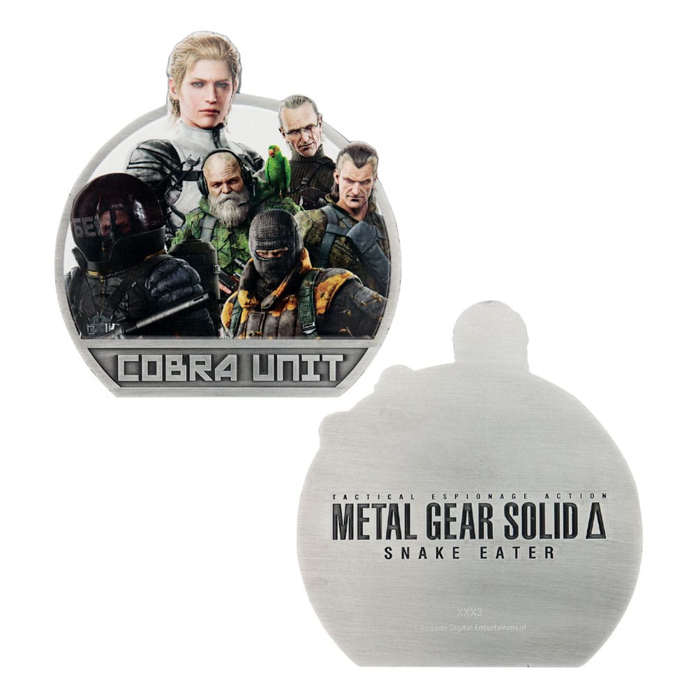 Medaglione Metal Gear Solid Delta Cobra Unit Edizione Limitata Fanattik