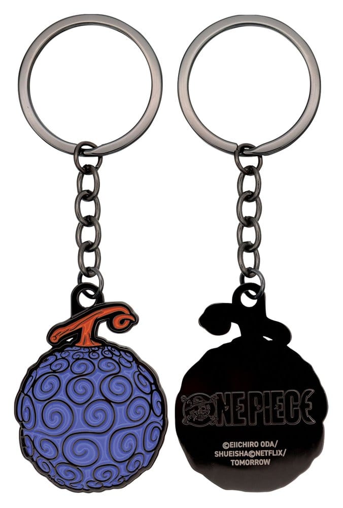 One Piece Set Regalo con Carte, Spilla Going Merry e Portachiavi Frutto del Diavolo – FaNaTtik