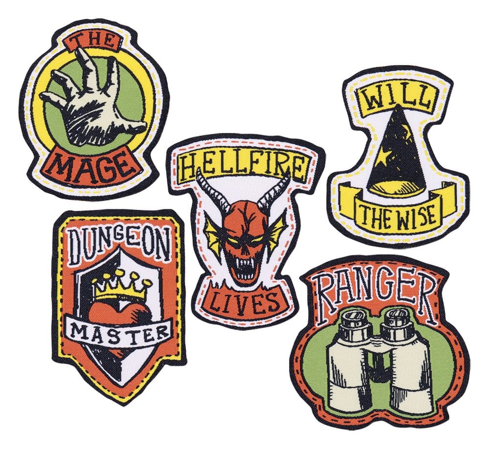 Stranger Things Set 5 Patch in Stoffa Hellfire Club - FaNaTtik
