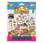 Fuzzballs Tech Sticker Pack – 4 fogli di adesivi per laptop, telefono e console