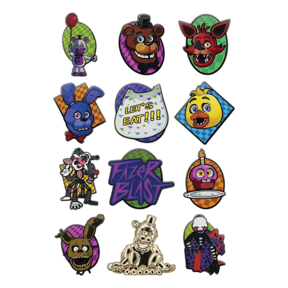 Five Nights at Freddy's Spille a Sorpresa con Espositore, 12 Pezzi, FaNaTtik