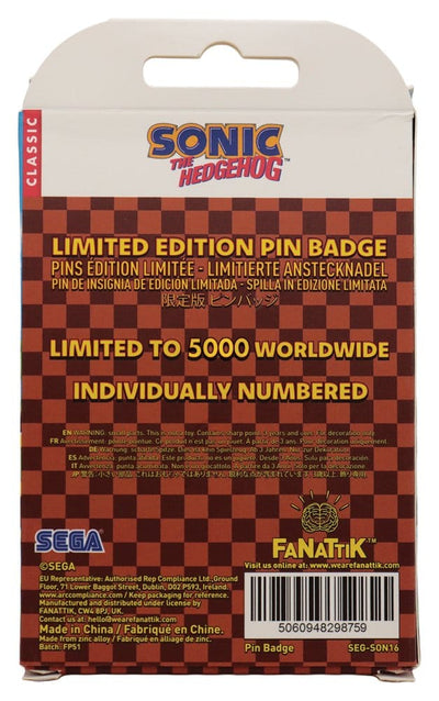 Sonic - Spilla Dr. Eggman Egg Mobile con Catena - Fanattik