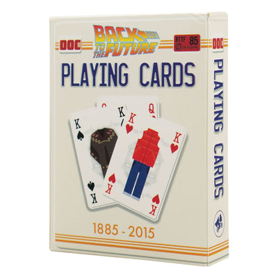 Back to the Future Mazzo di Carte da Gioco in Display da 12 - Fanattik