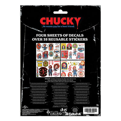 Chucky – Set di oltre 35 adesivi tech riutilizzabili
