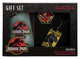 Jurassic Park Set Regalo Dino con Portachiavi, Spilla e Carte da Gioco FaNaTtik