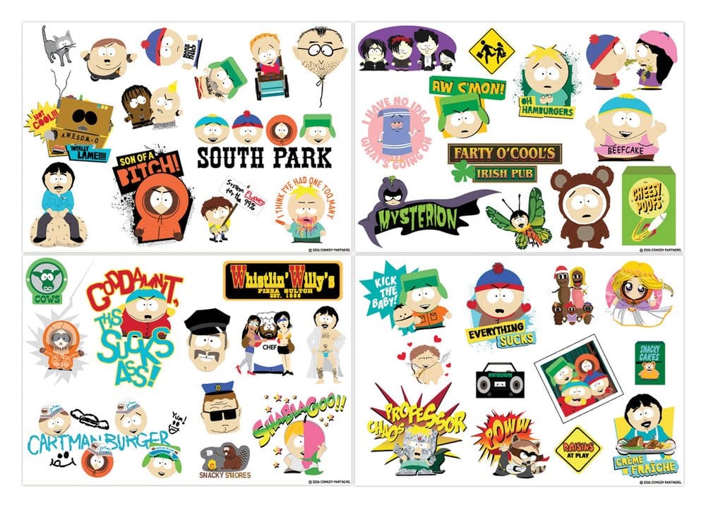 South Park - Set di adesivi per dispositivi tecnologici FaNaTtik