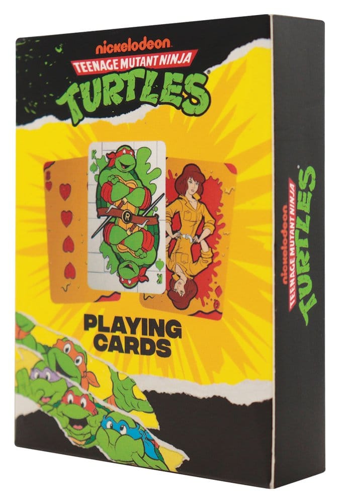 Carte da Gioco Tartarughe Ninja con Display da 12 Mazzi FaNaTtik