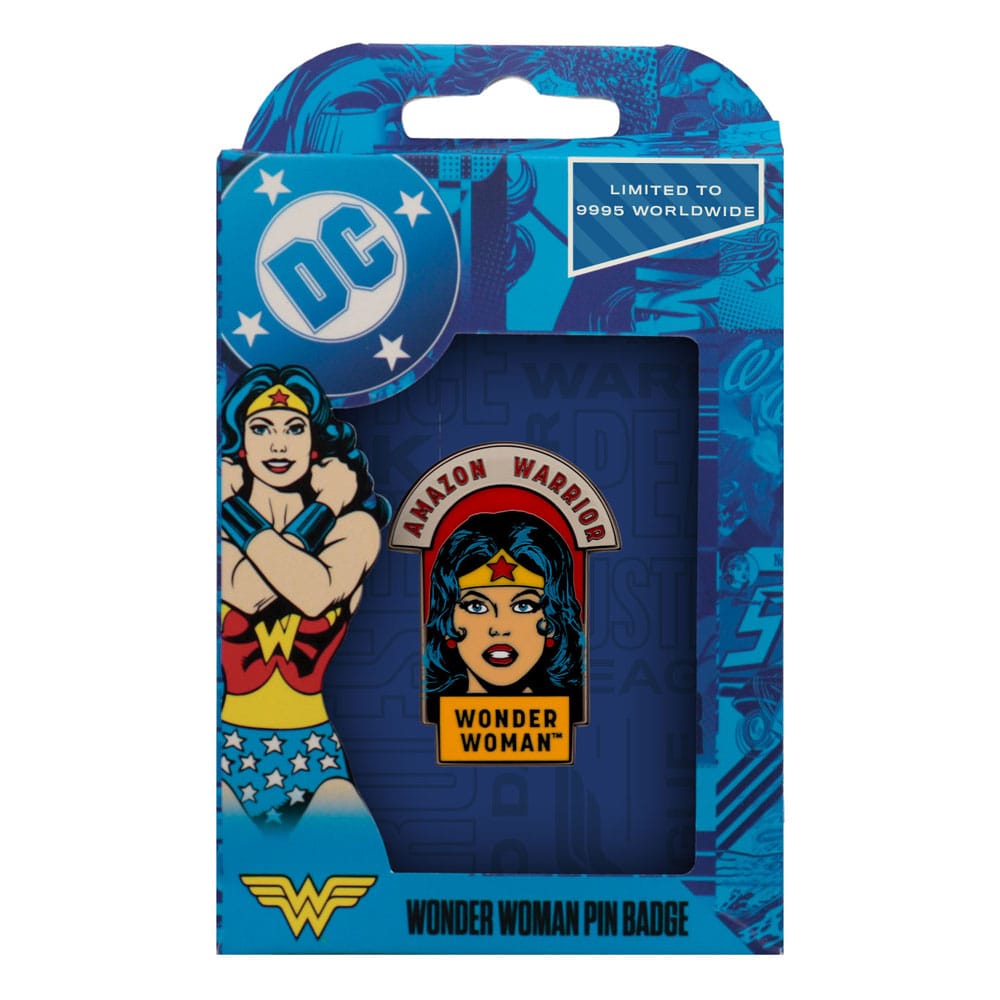 Spilla smaltata Wonder Woman Amazzone Guerriera Edizione Limitata DC Comics Fanattik