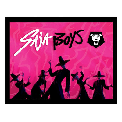 KPop Demon Hunters Poster Incorniciato Collezionabile - Saja Boys Idol - Pyramid International 40x30 cm